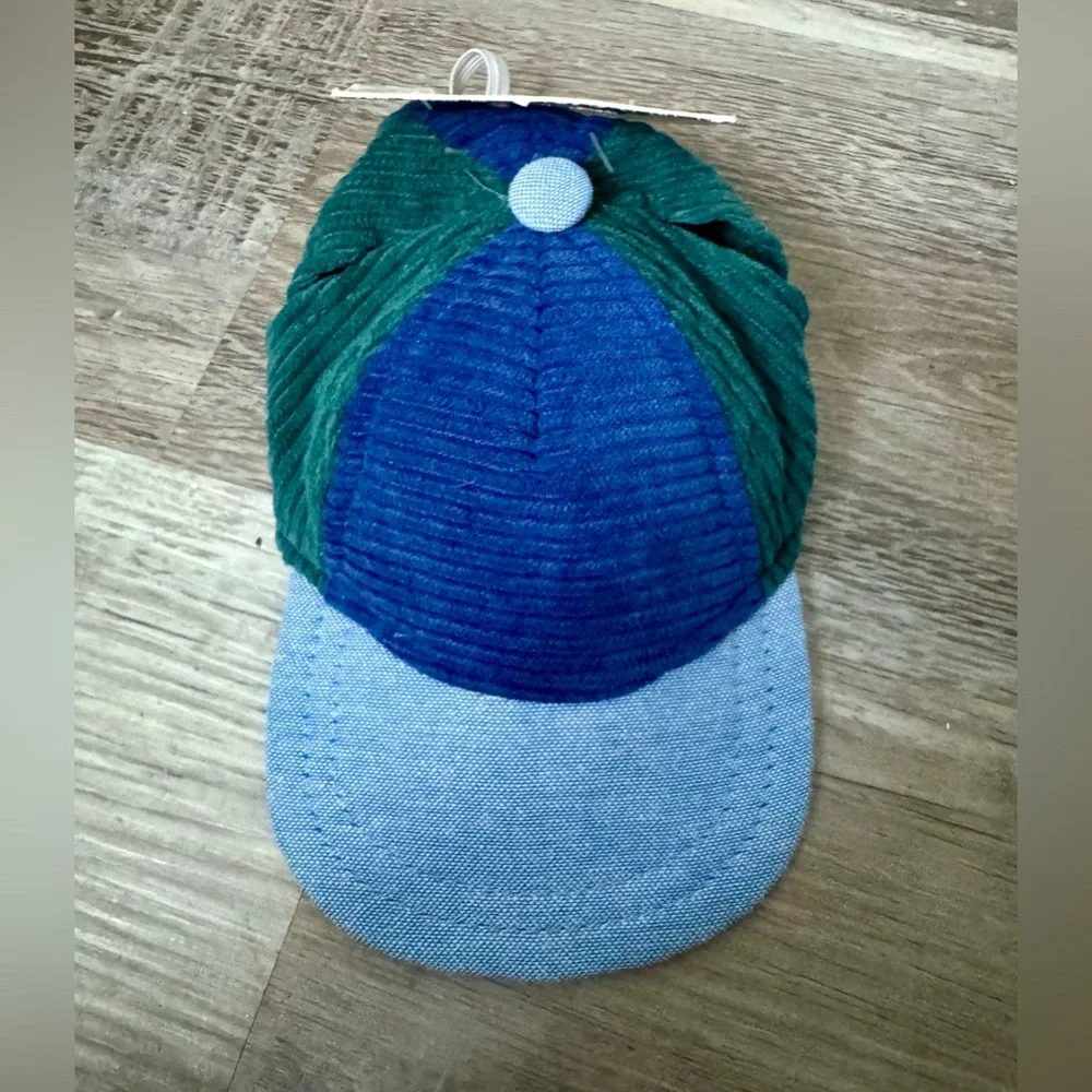 Blue Ribbed Dog Pet Base Ball Cap Hat Size XS-S. NWT.